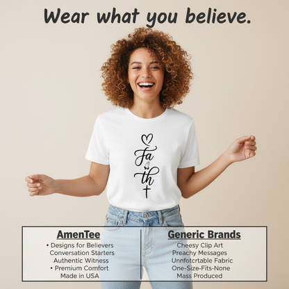 Faith In Prayer T-Shirt_product_table
