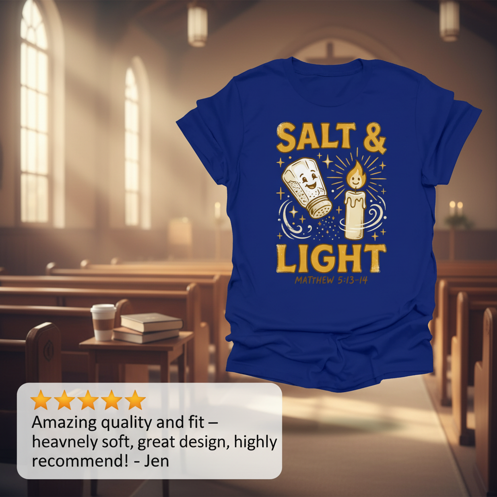 Salt & Light Scripture T-Shirt_review_5star