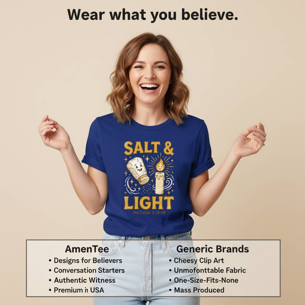 Salt & Light Scripture T-Shirt_product_table