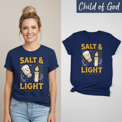 Salt & Light Scripture T-Shirt_model_flat