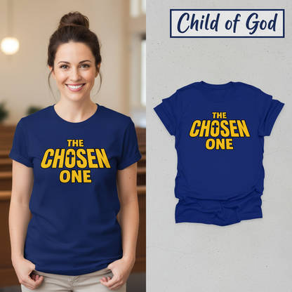 The Chosen One T-Shirt_model_flat