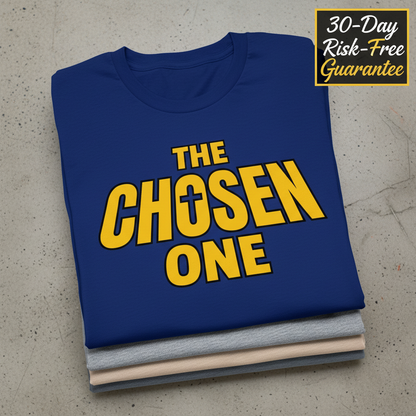 The Chosen One T-Shirt_stacked_flatlay