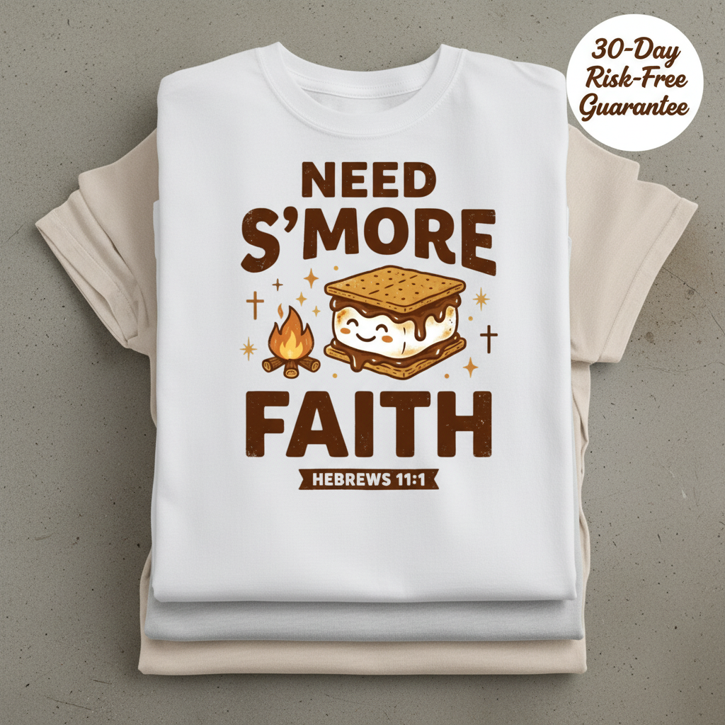 Need S'more Faith T-Shirt_stacked_flatlay