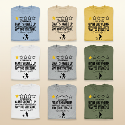 One Star Goliath Review T-Shirt_6color_grid