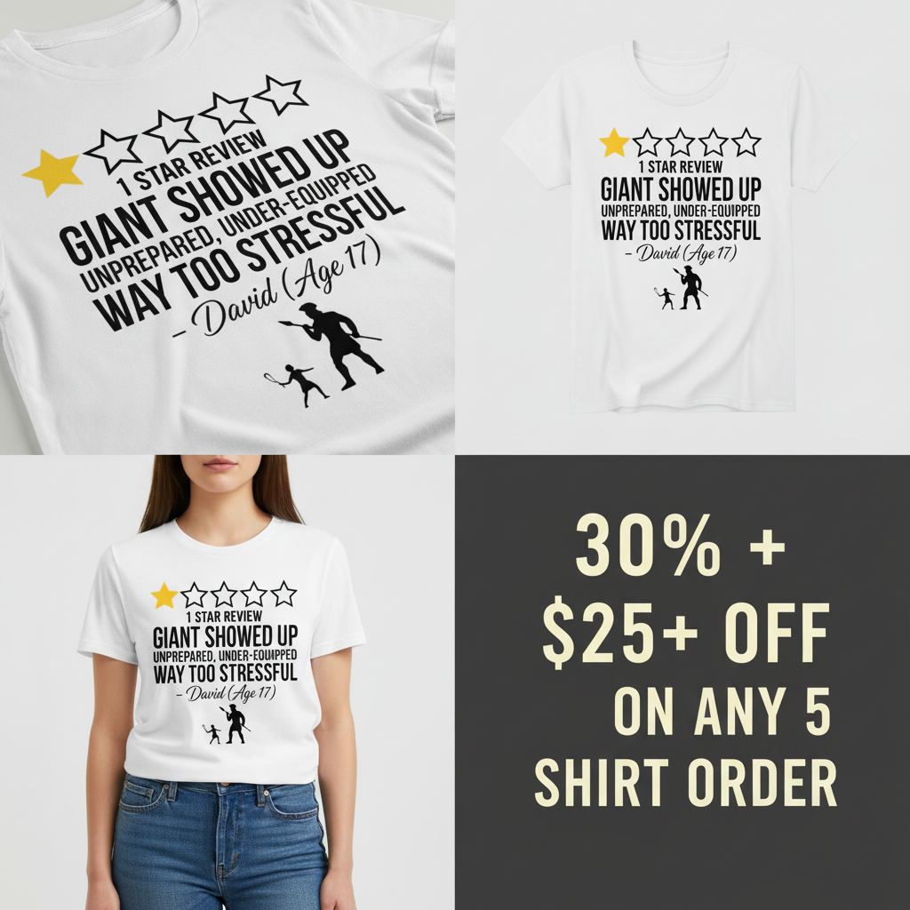 One Star Goliath Review T-Shirt_4_panel