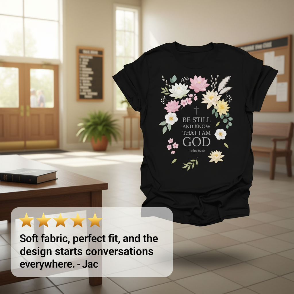 Be Still and Know T-Shirt_review_5star