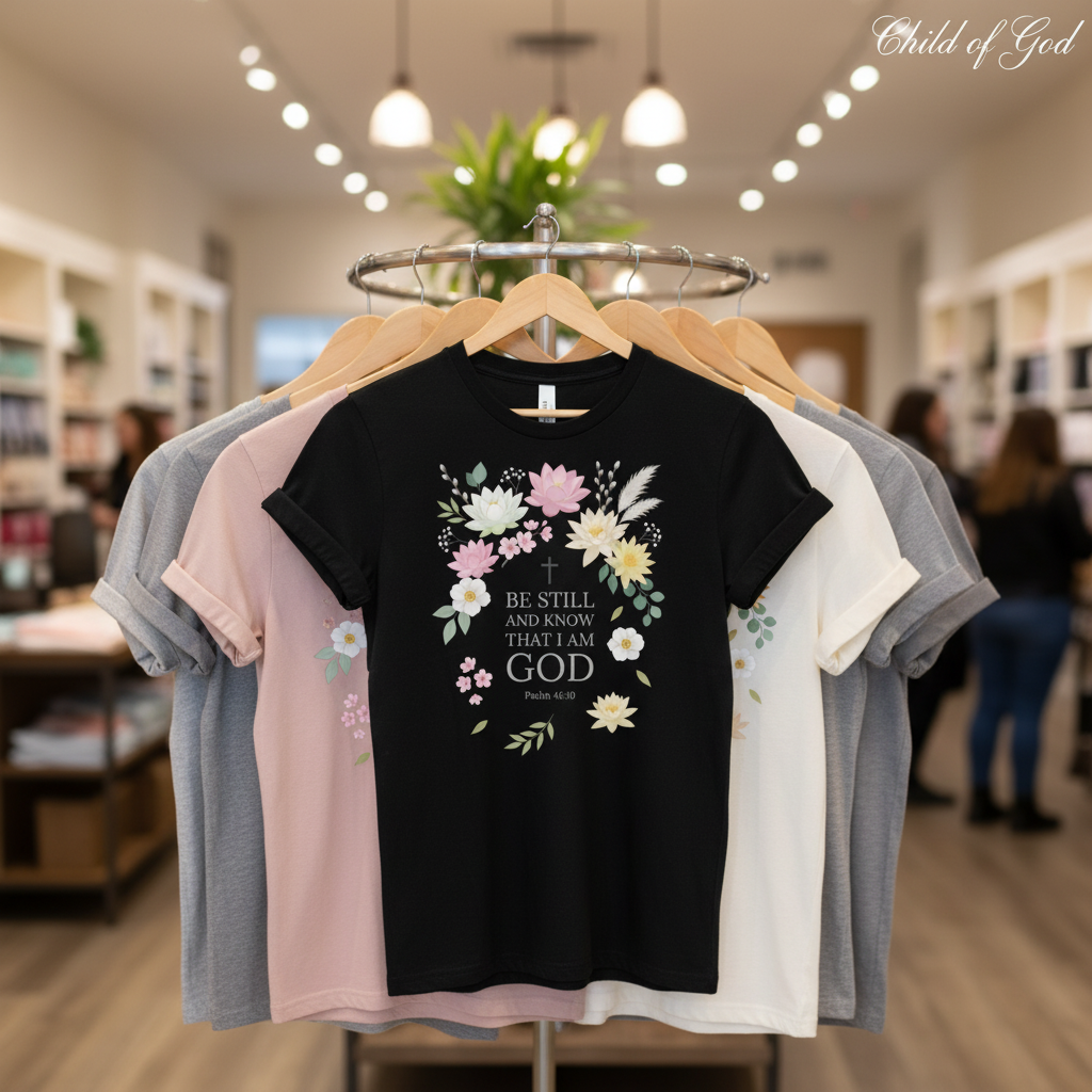 Be Still and Know T-Shirt_boutique_rack