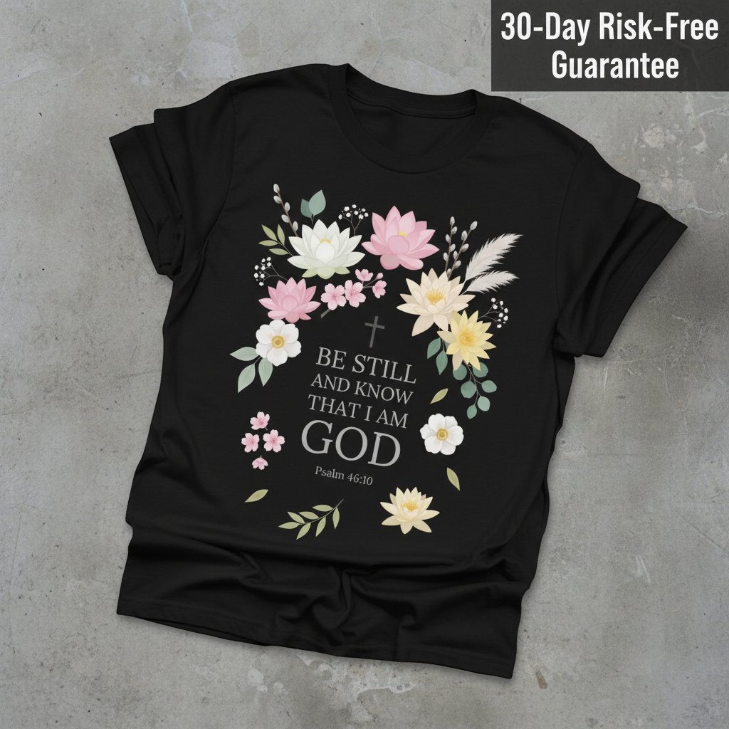 Be Still and Know T-Shirt_fold_tilt