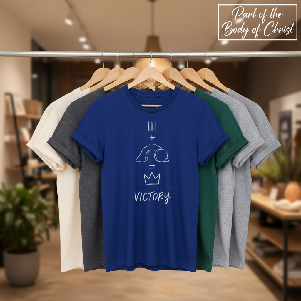 Resurrection Victory T-Shirt_boutique_rack