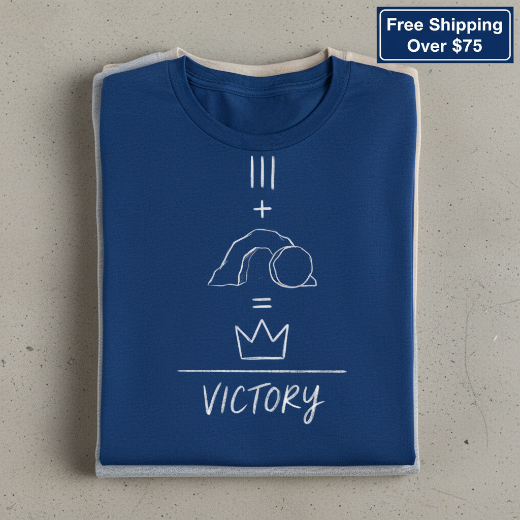 Resurrection Victory T-Shirt_stacked_flatlay