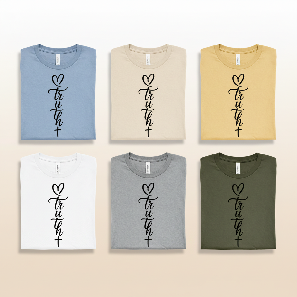HIS Truth T-Shirt_6color_grid