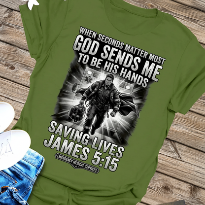 God Sends Me to Be His Hands T-Shirt_extreme_za