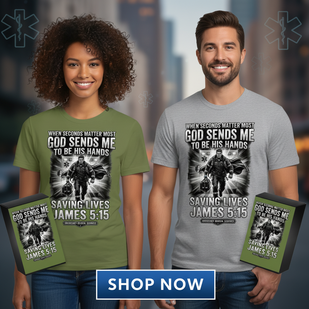 God Sends Me to Be His Hands T-Shirt_dual_model_life