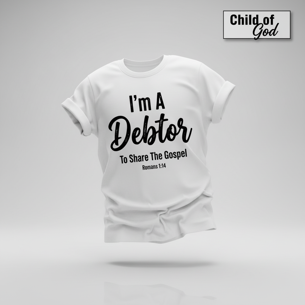 Gospel Debtor T-Shirt_3d_float