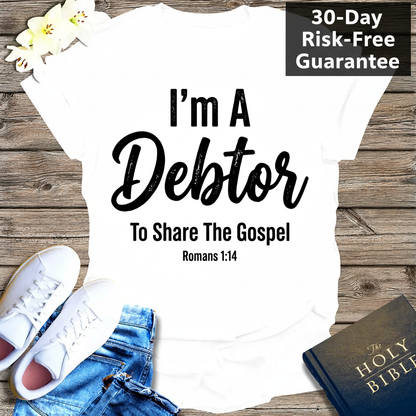 Gospel Debtor T-Shirt_clean