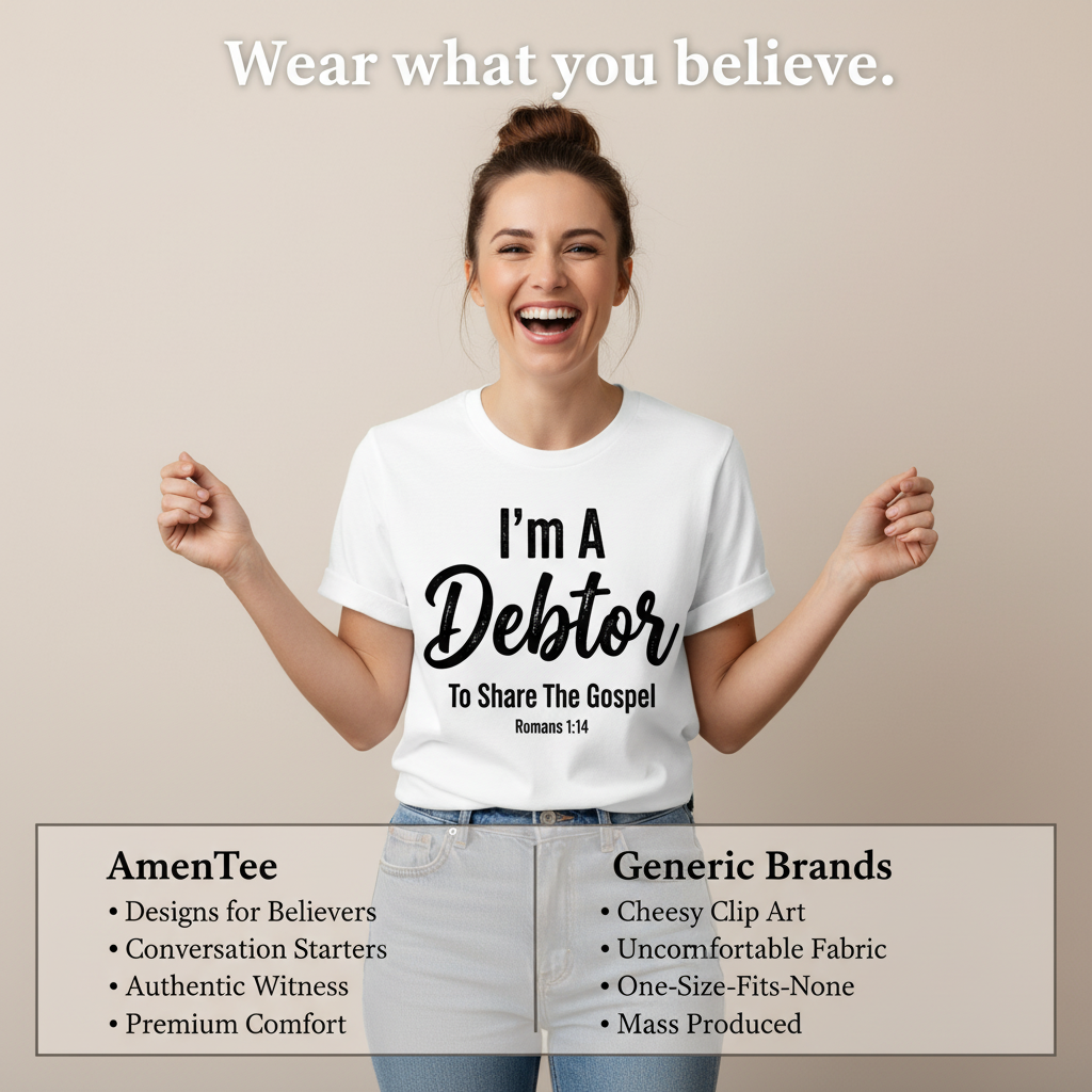 Gospel Debtor T-Shirt_product_table