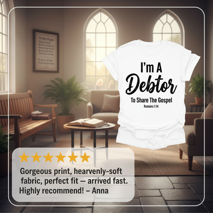 Gospel Debtor T-Shirt_review_5star