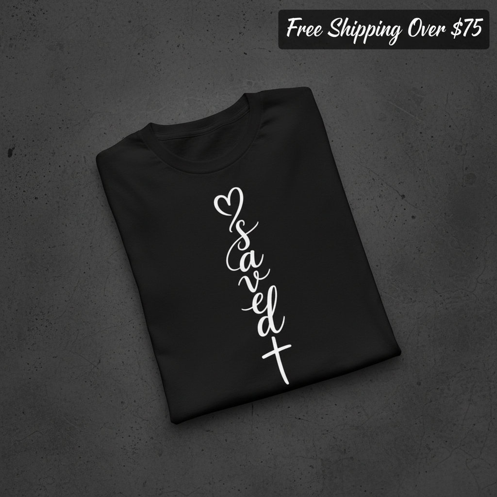 Saved by the cross T-Shirt_fold_tilt