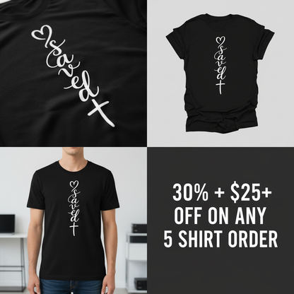Saved by the cross T-Shirt_4_panel