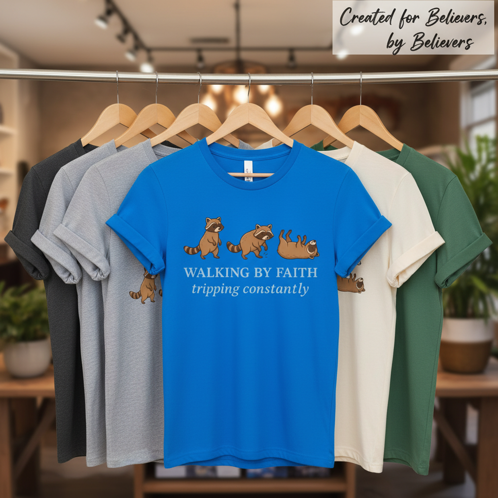 Walking By Faith T-Shirt_boutique_rack