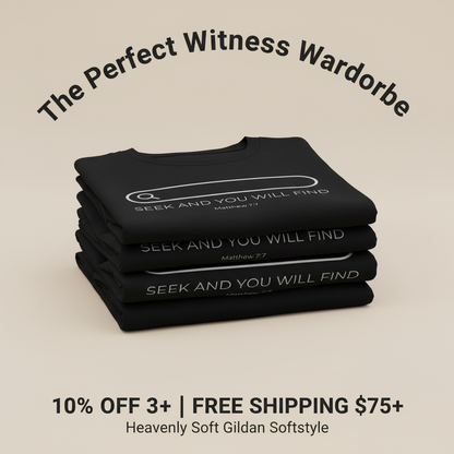 Seek and You Will Find T-Shirt_stacked_promotion