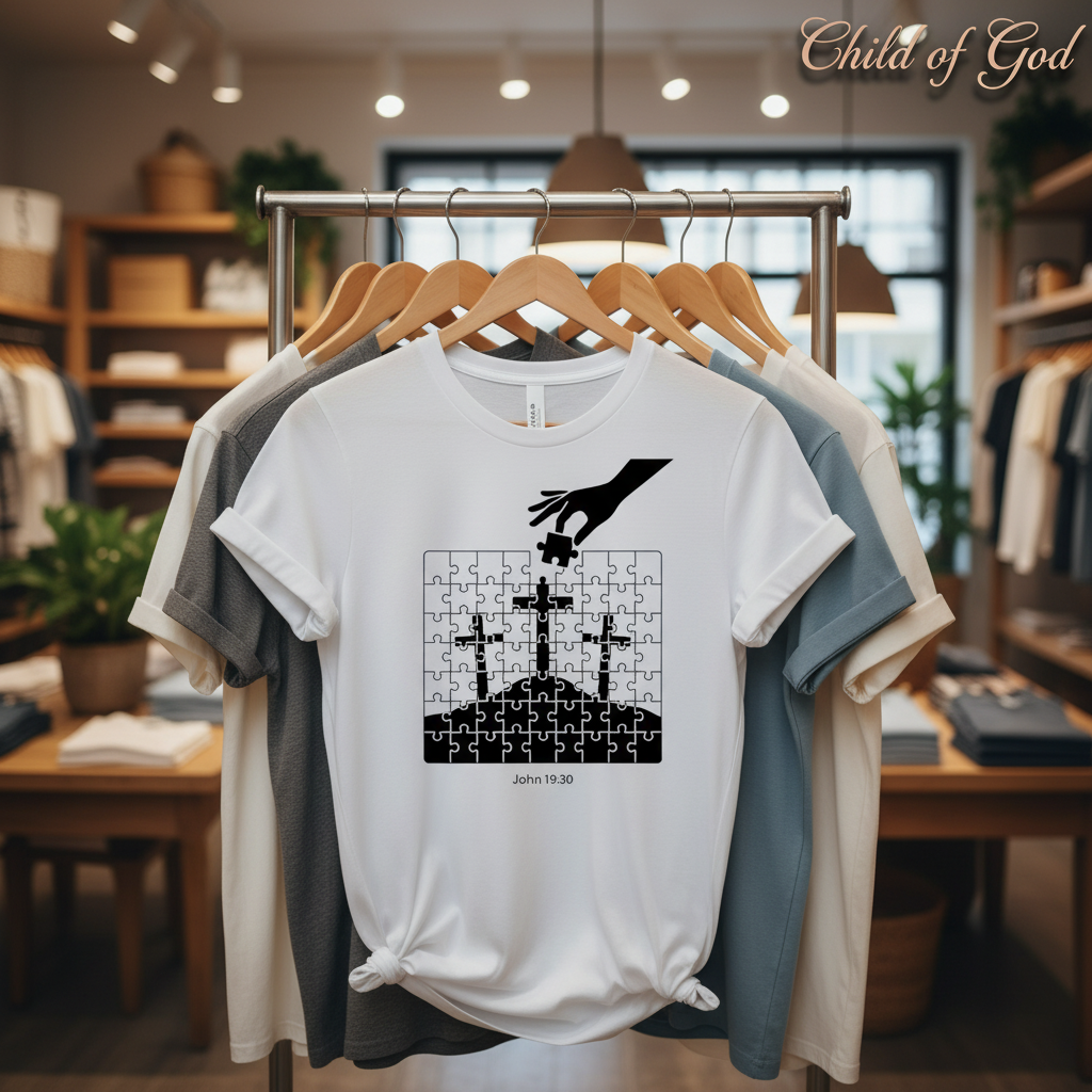 It's Finished T-Shirt_boutique_rack
