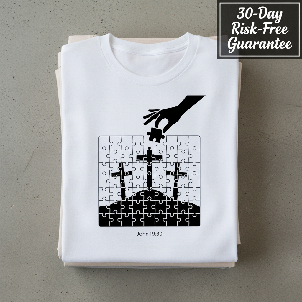 It's Finished T-Shirt_stacked_flatlay