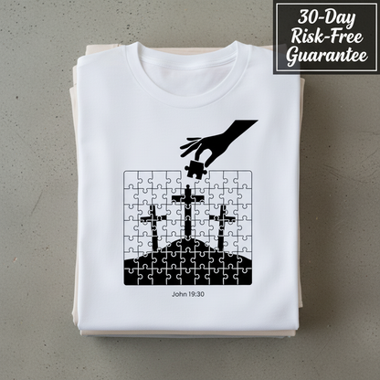 It's Finished T-Shirt_stacked_flatlay