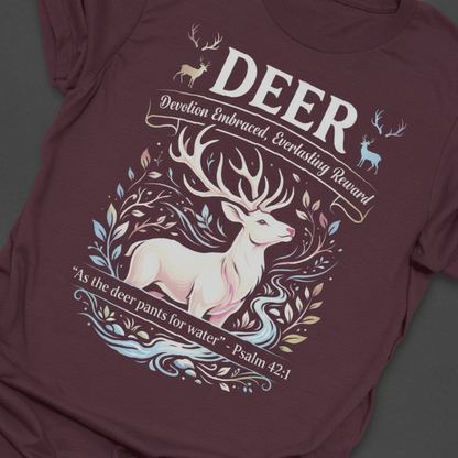 Psalm 42 Deer T-Shirt_extreme_za