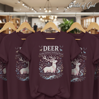 Psalm 42 Deer T-Shirt_boutique_rack