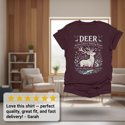 Psalm 42 Deer T-Shirt_review_5star