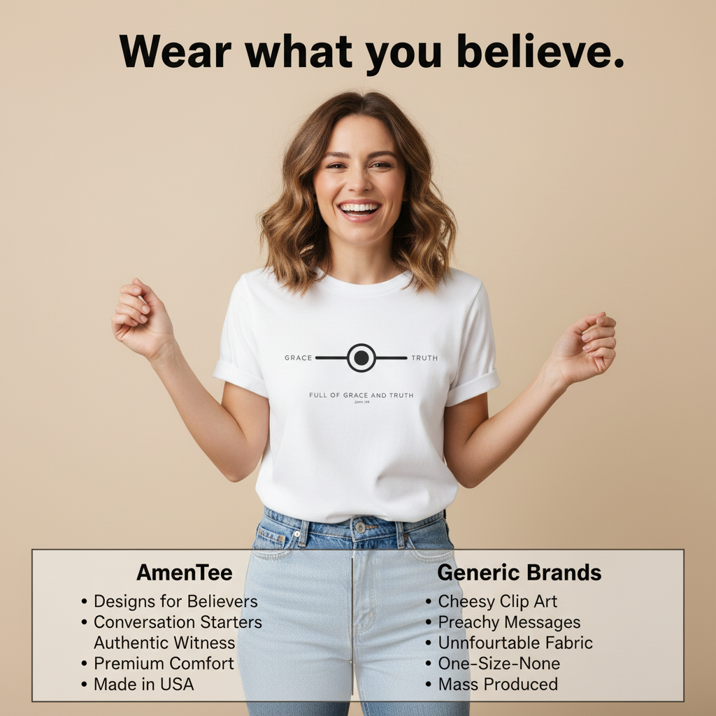 Grace and Truth Balance T-Shirt_product_table