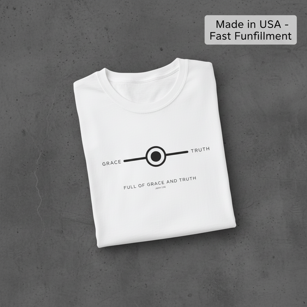 Grace and Truth Balance T-Shirt_fold_tilt