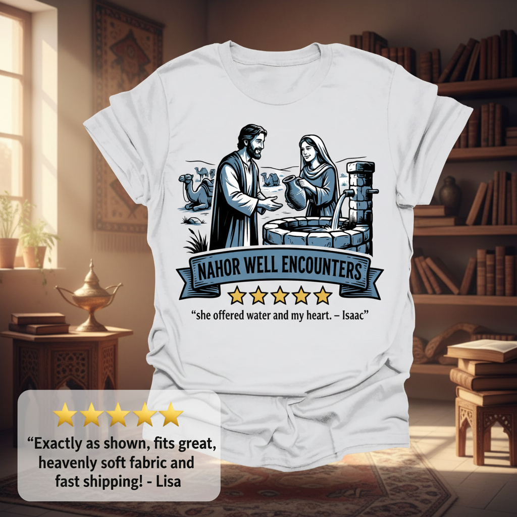 Nahor Well Encounters T-Shirt_review_5star
