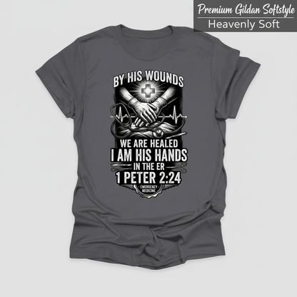 By His Wounds ER T-Shirt_clean