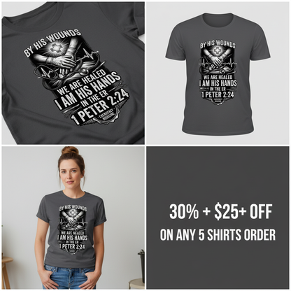 By His Wounds ER T-Shirt_4_panel