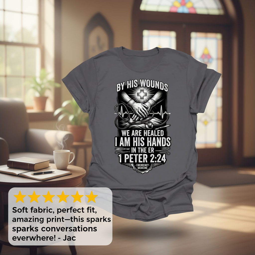 By His Wounds ER T-Shirt_review_5star