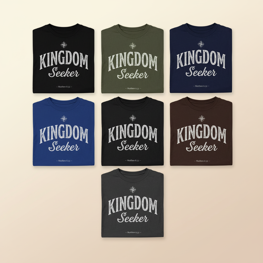 Kingdom Seeker T-Shirt_6color_grid