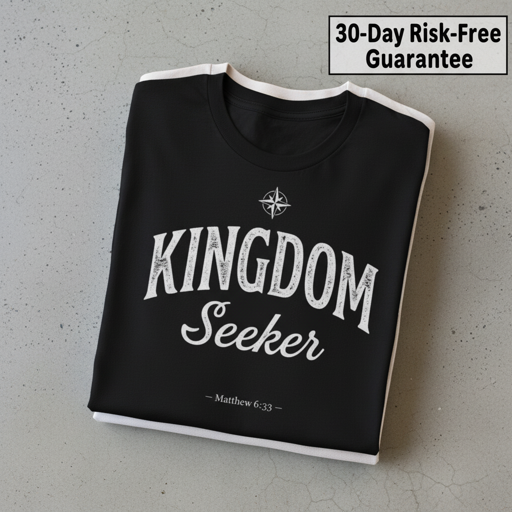 Kingdom Seeker T-Shirt_stacked_flatlay