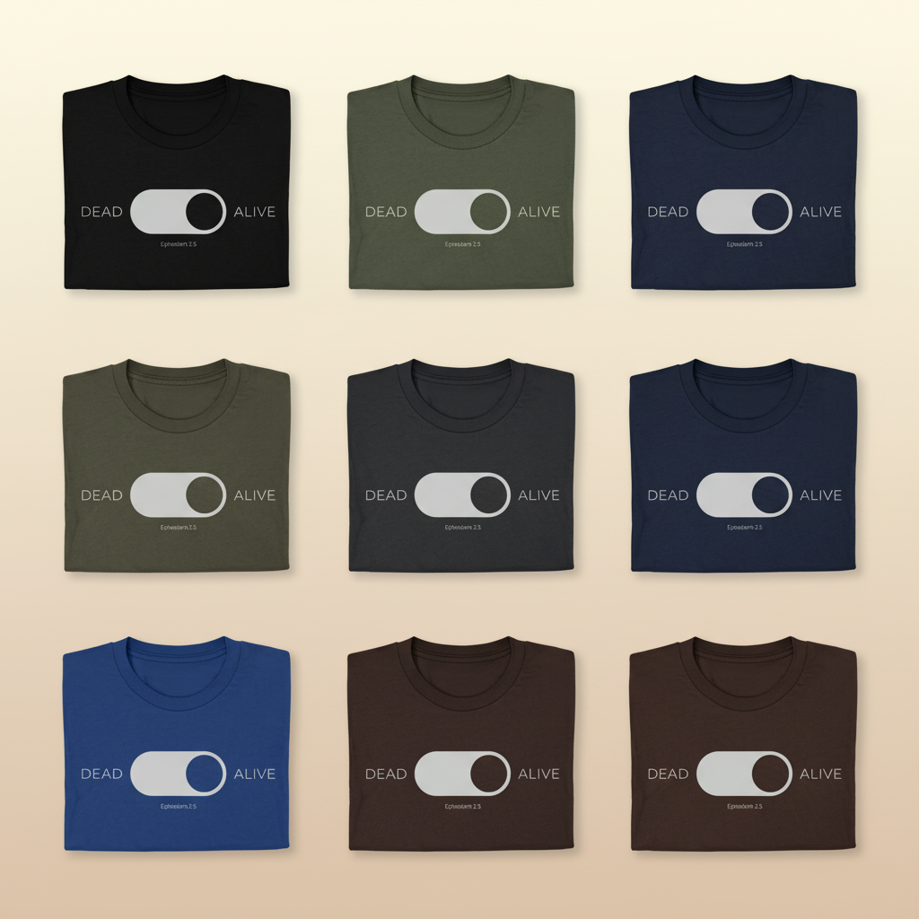 Dead to Alive Switch T-Shirt_6color_grid