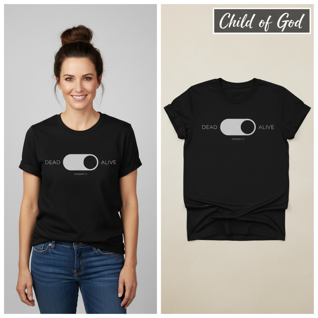 Dead to Alive Switch T-Shirt_model_flat