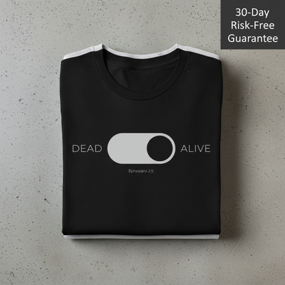 Dead to Alive Switch T-Shirt_stacked_flatlay