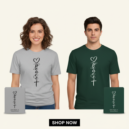 Peace T-Shirt_dual_model_life
