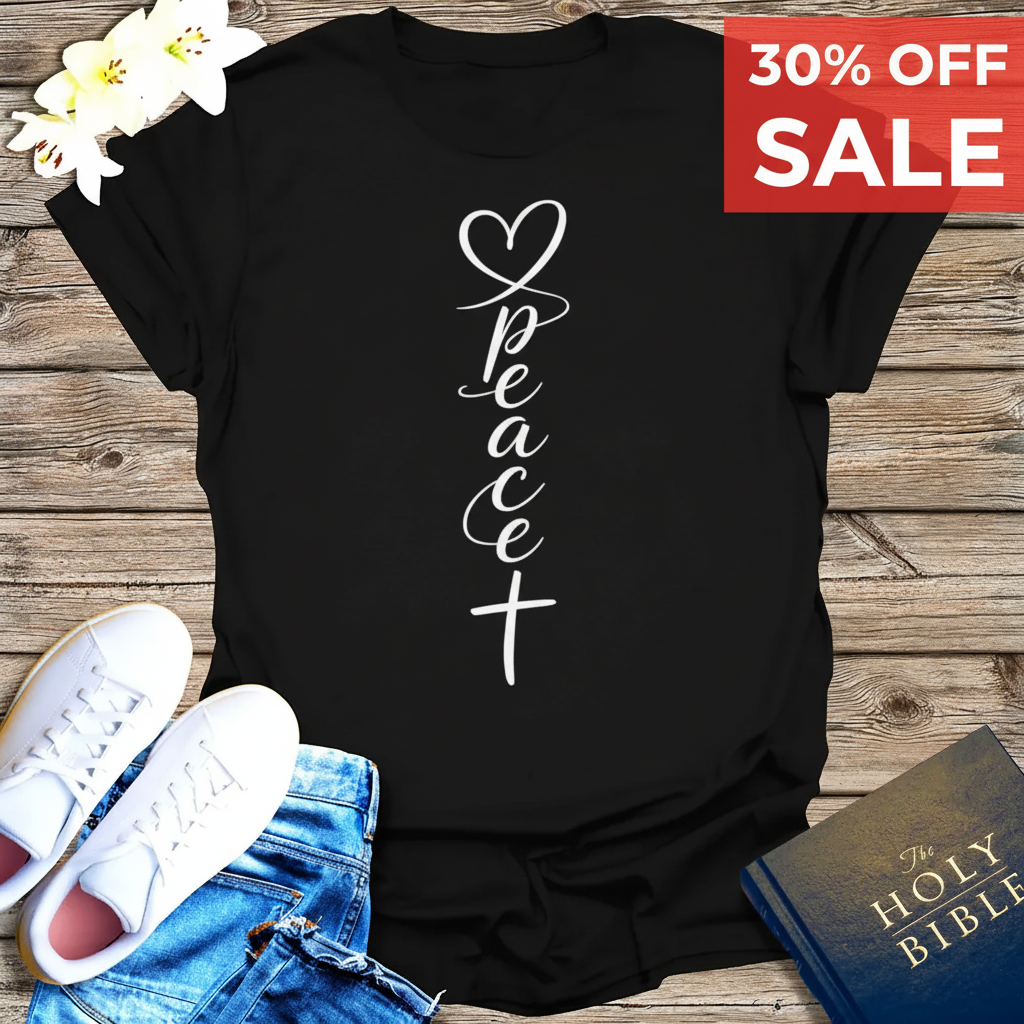 Peace T-Shirt_triple_model