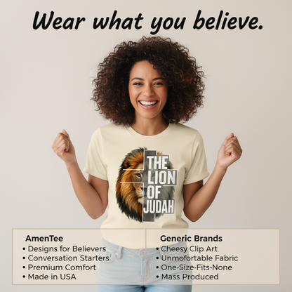 The Lion of Judah T-Shirt_product_table