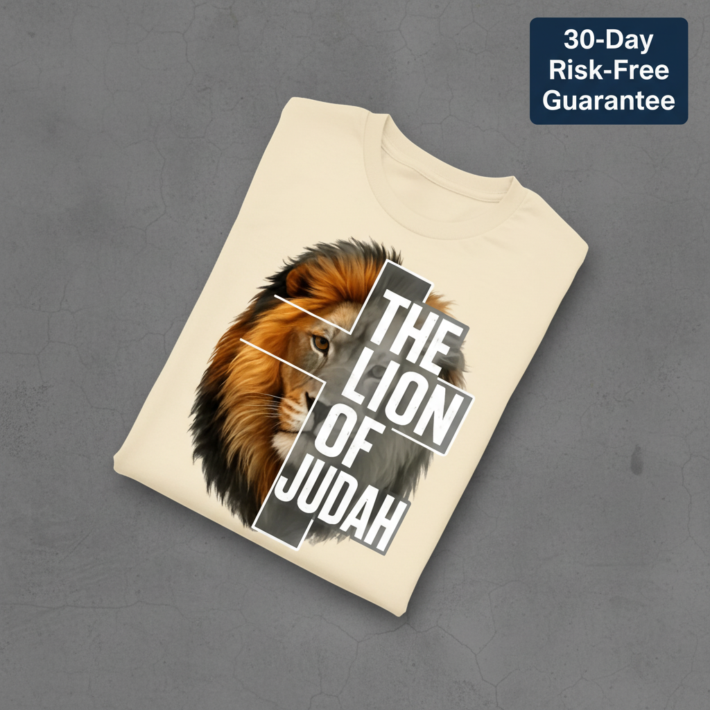 The Lion of Judah T-Shirt_fold_tilt