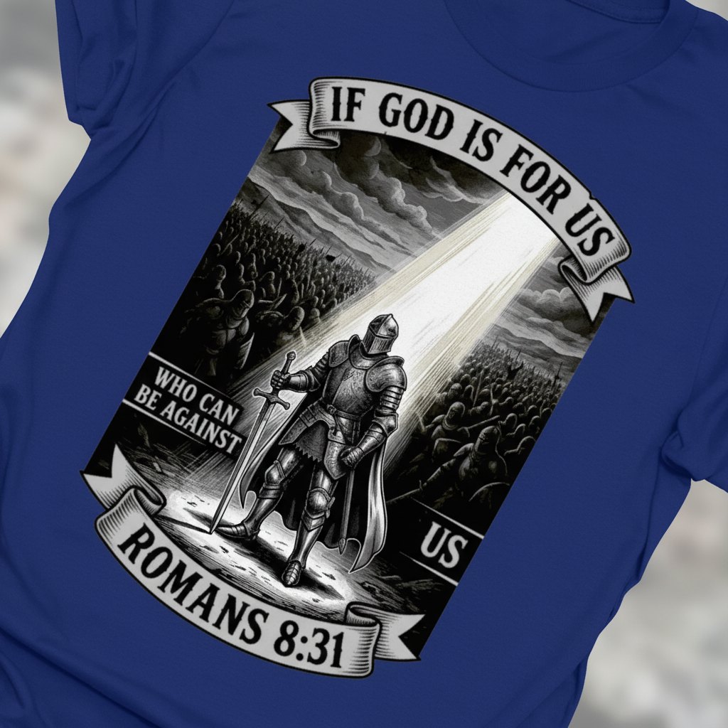 If God Is For Us Warrior T-Shirt_extreme_za
