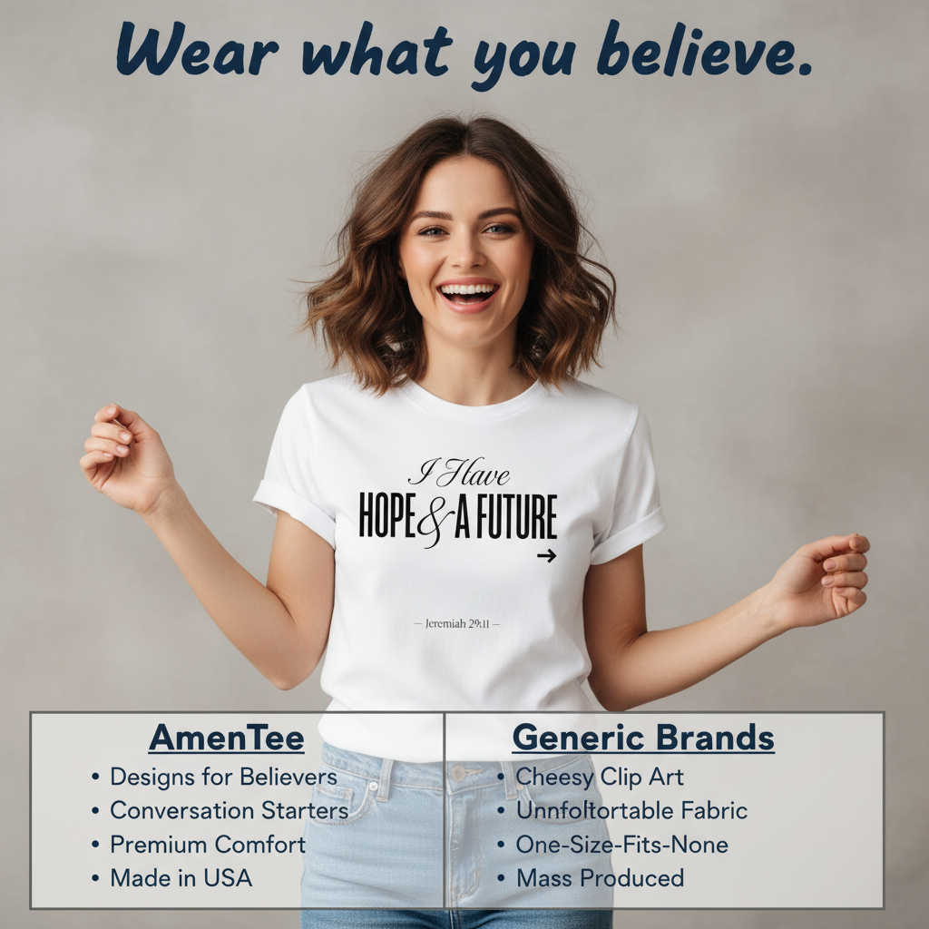 Hope & A Future T-Shirt_product_table