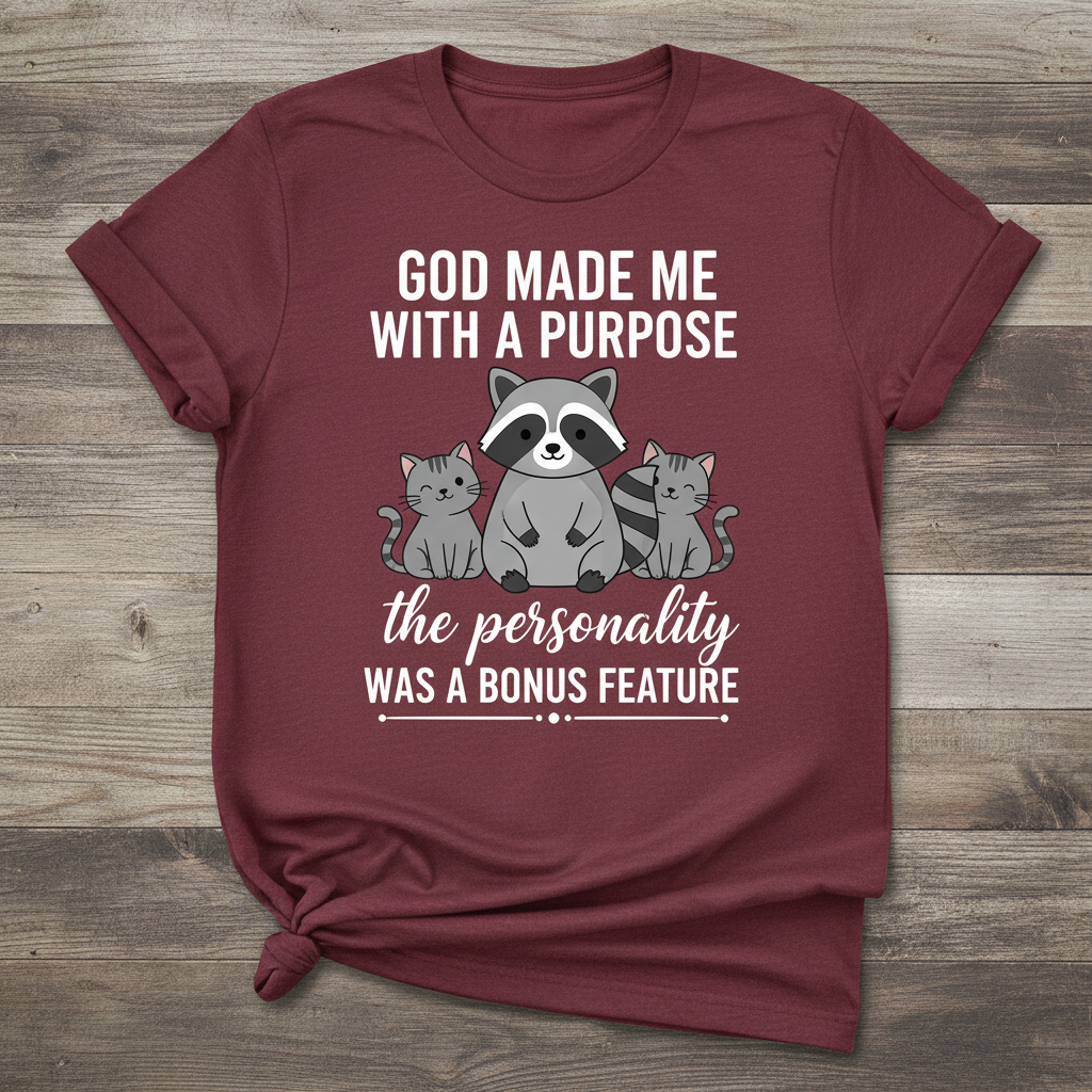 Purpose and Personality T-Shirt_triple_model