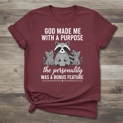 Purpose and Personality T-Shirt_triple_model